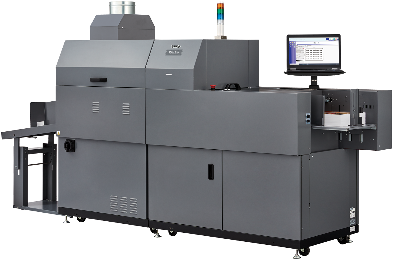 Duplo DDC-810 Raised Spot UV Coater Reaches Milestone