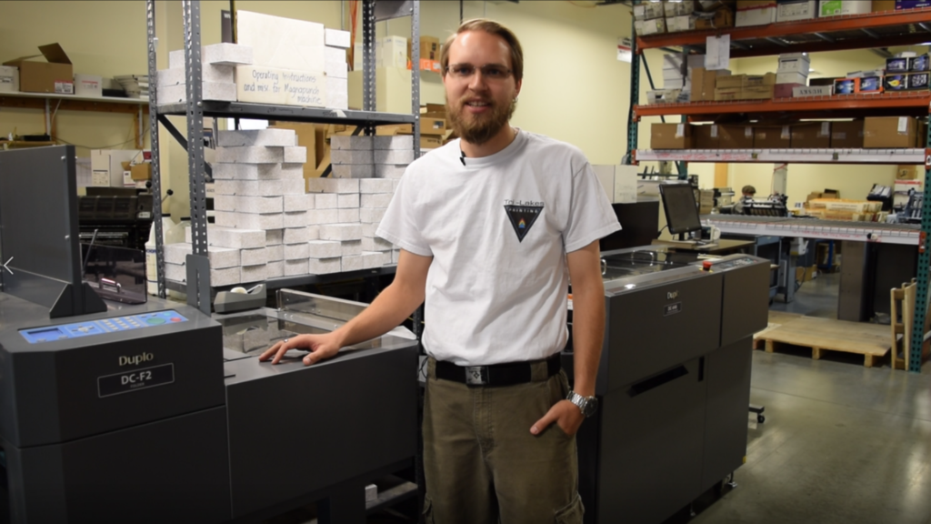 Tri-Lakes Printing Cuts and Folds Jobs Faster with Duplo Finisher