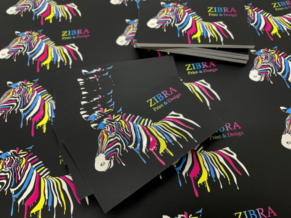 Zebra business cards