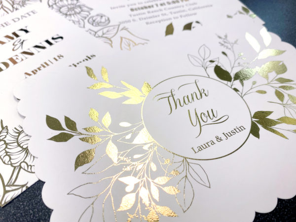 toner foil invitations