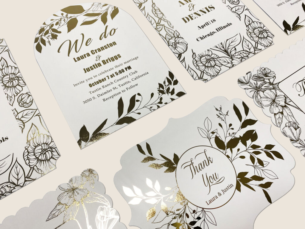 Foil Wedding Invitations