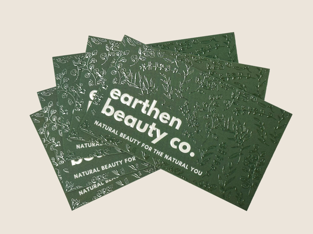 Business Cards with Raised Spot UV