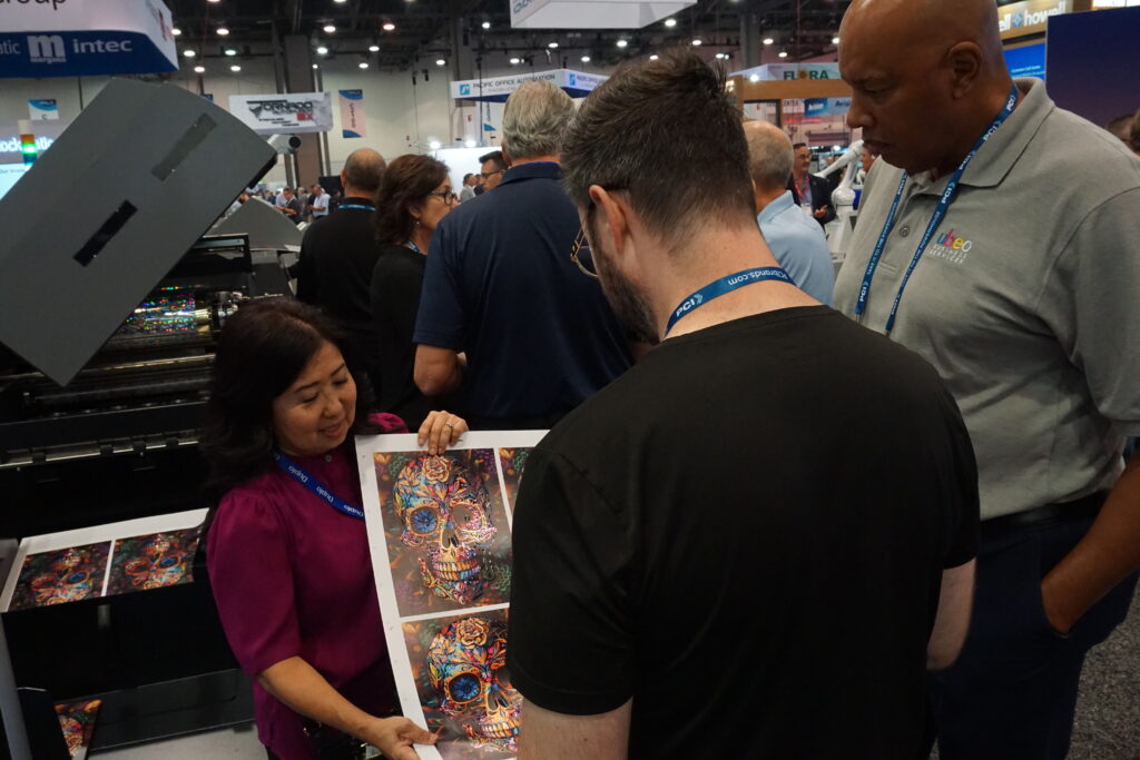 Attendees at Printing United 2024