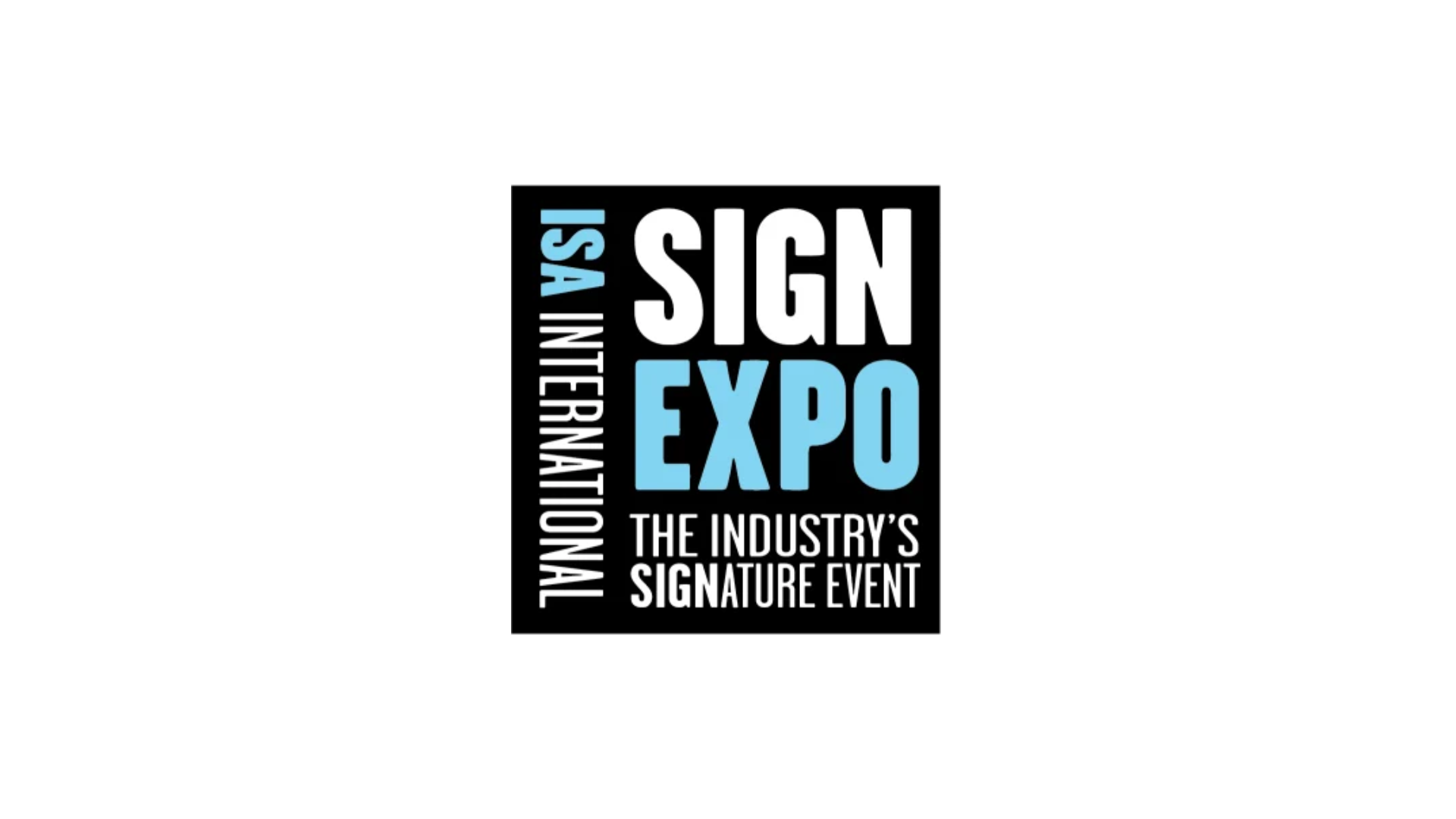 ISA Sign Expo event logo